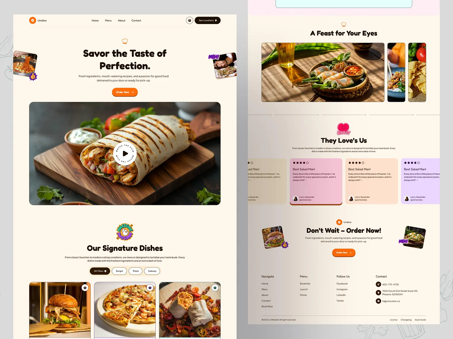 Restaurant Website
